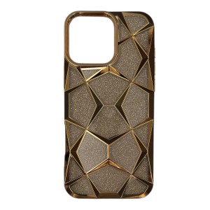 Nettech Apple iPhone 16 Pro Max Uyumlu Prizma Seri Arka Koruma Kılıf (Gold) NT-112054