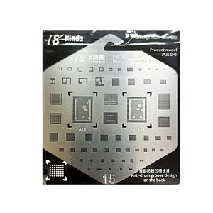 Teknonet iPhone 15 Serisi Kalıplar Ve Board Tutucu (Gri) NT-111968