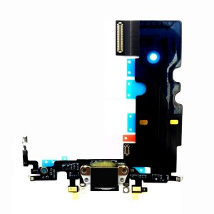 Teknonet Apple iPhone 8 Uyumlu Filmli Şarj Soketi (Siyah) VR-4601