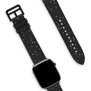 Nettech Samsung Watch 22 mm Uyumlu Deri Kordon (Siyah) NT-112128