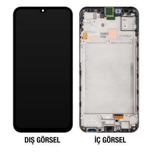 Teknonet Samsung Galaxy A16 Uyumlu Org Lcd+Dokunmatik+Çıtalı (Siyah) NT-112218