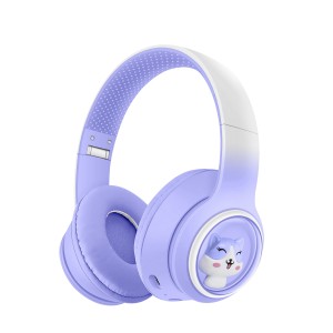 Nettech NT-BTH20 Kulak Üstü Kulak Üstü Kulaklık (Mor) NT-106773