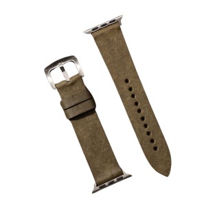 Nettech Apple Watch Seri 40/38 mm Uyumlu Deri Kordon (Yeşil) NT-112239