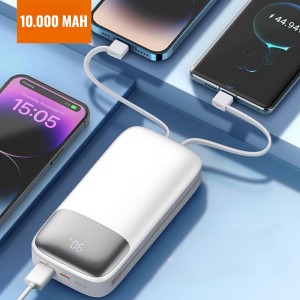 Nettech NT-PW30 SCP 22.5W 10000 MAh Taşınabilir Powerbank (Beyaz) NT-104489