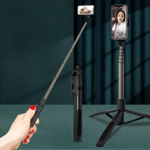 Nettech Q05 Taşınabilir Selfie Çubuk Monopod ve Selfie Çubuğu (Siyah) NT-109893