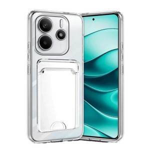 Nettech Xiaomi Redmi Note 14 Uyumlu Kartlık Tipi Şeffaf Arka Koruma Kılıf (Şeffaf) NT-112277