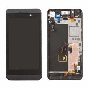 Teknonet BlackBerry Z10 Uyumlu Org Lcd+Dokunmatik+Çıtalı (Siyah) VR-4672