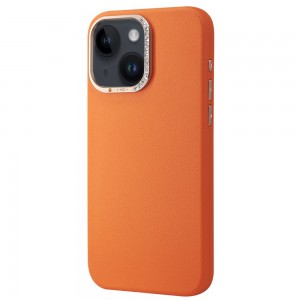 Nettech Apple iPhone 14 Uyumlu NT-N032 Arka Koruma Kılıf (Turuncu) NT-107617