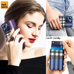Nettech Apple iPhone 15 Pro Uyumlu NT-N034 Kartlık Nano Arka Koruma Kılıf (Mor) NT-107765