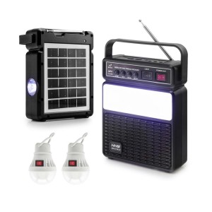 Nettech NS-2730LS Işıldak Model Kablosuz Hoparlör - Speaker (Siyah) NT-112755