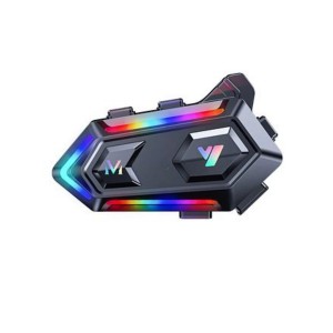 Nettech Y20 Pro Bisiklet-Motosiklet Motosiklet Bluetooth Kask Kulaklığı (Siyah) NT-112757