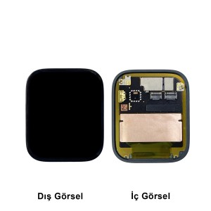 Teknonet Apple Watch 9 45 mm Uyumlu Org Lcd+Dokunmatik (Siyah) NT-112774