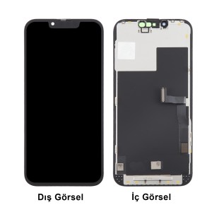 Teknonet Apple iPhone 13 Pro Uyumlu Oled Lcd+Dokunmatik+Çıtalı (Siyah) NT-112229
