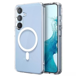 Nettech Samsung Galaxy S23 FE Uyumlu Magsafe Arka Koruma Kılıf (Şeffaf) NT-112854
