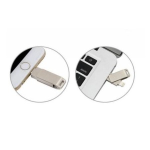 Nettech U2 64 Gb USB+Lightning Driver (Gri) NT-112827