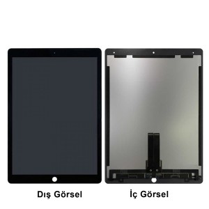 Teknonet Apple iPad Pro 12.9 inç Uyumlu Org Lcd+Dokunmatik (Siyah) VR-15564