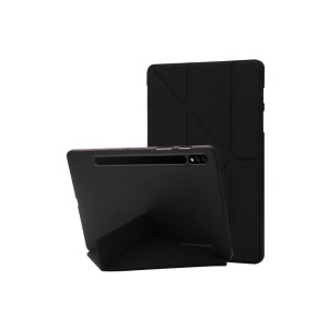 Nettech Samsung Galaxy Tab S9 FE Uyumlu Flip Prizma Seri Kapaklı Kılıf (Siyah) NT-113113