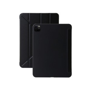Nettech Apple iPad Pro 11 2024 Uyumlu Flip Prizma Seri Kapaklı Kılıf (Siyah) NT-113102