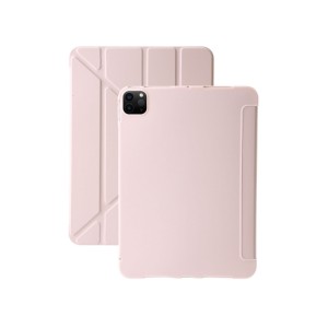 Nettech Apple iPad Pro 11 2024 Uyumlu Flip Prizma Seri Kapaklı Kılıf (Pembe) NT-113100