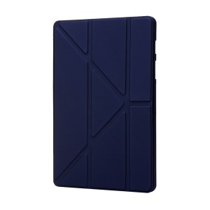 Nettech Samsung Galaxy Tab S9 FE Plus Uyumlu Flip Prizma Seri Kapaklı Kılıf (Lacivert) NT-113094