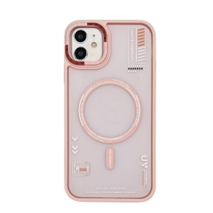 Nettech Apple iPhone 11 Uyumlu Dynamic Magsafe Arka Koruma Kılıf (Pembe) NT-112879