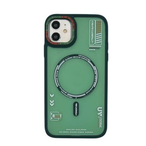 Nettech Apple iPhone 11 Uyumlu Dynamic Magsafe Arka Koruma Kılıf (Yeşil) NT-112882