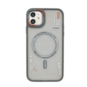 Nettech Apple iPhone 11 Uyumlu Dynamic Magsafe Arka Koruma Kılıf (Gri) NT-112881