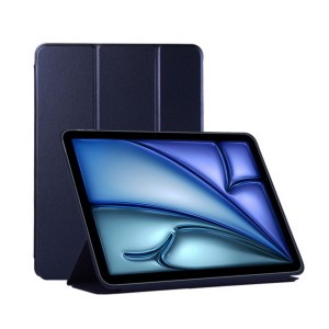 Nettech Samsung Galaxy Tab S9 Ultra Uyumlu Flip Prizma Seri Kapaklı Kılıf (Lacivert) NT-105088