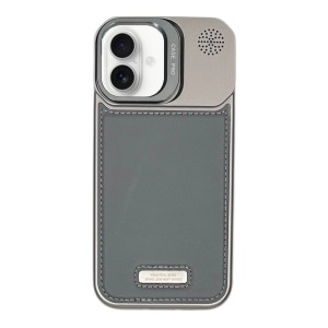 Nettech Apple iPhone 16 Uyumlu EPR-48 Arka Koruma Kılıf (Gri) NT-112921
