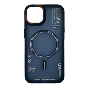 Nettech Apple iPhone 13 Uyumlu Dynamic Magsafe Arka Koruma Kılıf (Lacivert) NT-112885