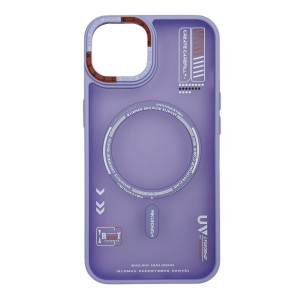 Nettech Apple iPhone 13 Uyumlu Dynamic Magsafe Arka Koruma Kılıf (Lila) NT-112891