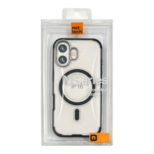 Nettech Apple iPhone 16 Uyumlu Magsafe Arka Koruma Kılıf (Siyah) NT-112993