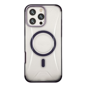 Nettech Apple iPhone 16 Pro Max Uyumlu Wendell Magsafe Arka Koruma Kılıf (Mor) NT-113006