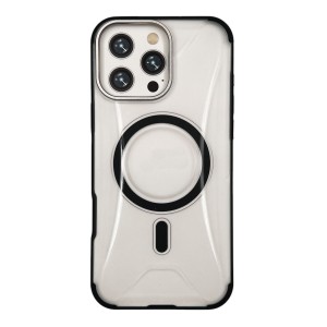 Nettech Apple iPhone 16 Pro Max Uyumlu Wendell Magsafe Arka Koruma Kılıf (Siyah) NT-113003