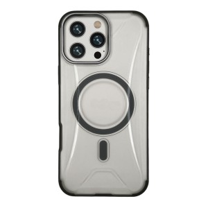 Nettech Apple iPhone 16 Pro Max Uyumlu Wendell Magsafe Arka Koruma Kılıf (Gri) NT-113004