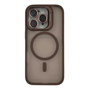 Nettech Apple iPhone 16 Pro Uyumlu Armor Magsafe Arka Koruma Kılıf (Çöl) NT-113109