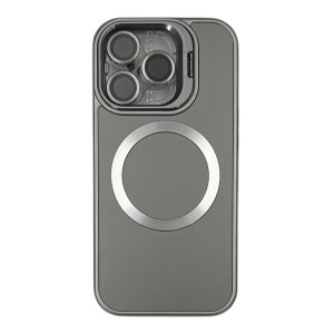 Nettech Apple iPhone 16 Pro Uyumlu Lord Magsafe Arka Koruma Kılıf (Gri) NT-112906