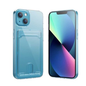 Nettech Apple iPhone 13 Uyumlu Kartlık Tipi Şeffaf Arka Koruma Kılıf (Şeffaf) NT-109577