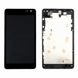 Teknonet Microsoft Lumia 535 Uyumlu AA Kalite Lcd+Dokunmatik+Çıtalı (Siyah) VR-4851