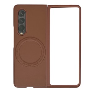Nettech Samsung Galaxy Z Fold 3 Uyumlu NT-N036 Arka Koruma Kılıf (Kahverengi) NT-107837
