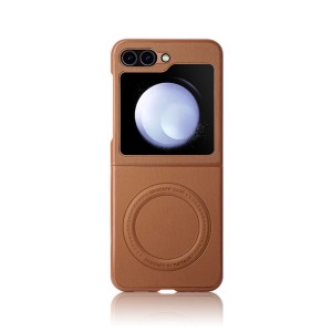 Nettech Samsung Galaxy Z Flip 5 Uyumlu NT-N036 Arka Koruma Kılıf (Kahverengi) NT-107832