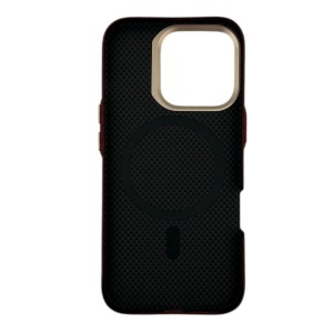 Nettech Apple iPhone 16 Pro Uyumlu NT-N070 Karbon Seri Arka Koruma Kılıf (Kırmızı) NT-113319