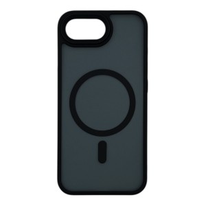 Nettech Apple iPhone 16E Uyumlu Mat Renkli MagSafe Arka Koruma Kılıf (Siyah) NT-112168
