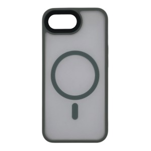 Nettech Apple iPhone 16E Uyumlu Mat Renkli MagSafe Arka Koruma Kılıf (Gri) NT-112170