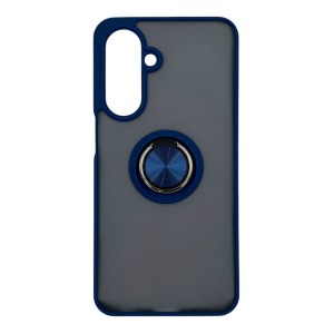 Nettech Samsung Galaxy A36 Uyumlu Buzlu Yüzüklü Arka Koruma Kılıf (Lacivert) NT-113497