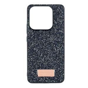 Nettech Xiaomi Redmi Note 14 Uyumlu Simli Arka Koruma Kılıf (Siyah) NT-113489