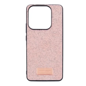 Nettech Xiaomi Redmi Note 14 Uyumlu Simli Arka Koruma Kılıf (Pembe) NT-113486