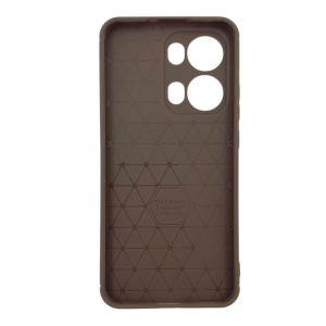 Nettech Oppo Reno 13 Pro Uyumlu Focus Seri Arka Koruma Kılıf (Kahverengi) NT-113409