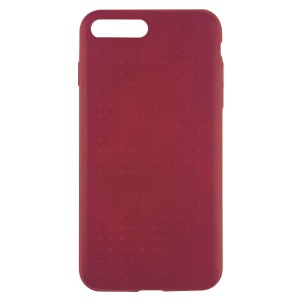 Puloka Apple iPhone 8 Plus Uyumlu Arka Koruma Arka Koruma Kılıf (Kırmızı) VR-4931