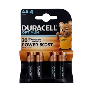 Teknonet Uyumlu Duracell AA Kalın Pil 4 lü Batarya (Sarı) NT-113900